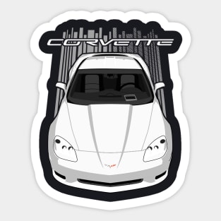 Corvette C6 - White Sticker